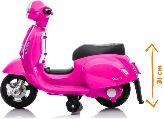 Vespa GTS - Elektrische Scooter 6V - voor Kinderen - tot 3 jaar - Roze van Vespa — afbeelding 3