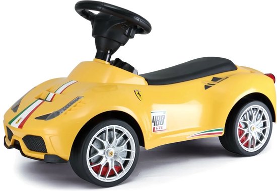 Ferrari 488 Porteur Enfant à ans Jaune bol