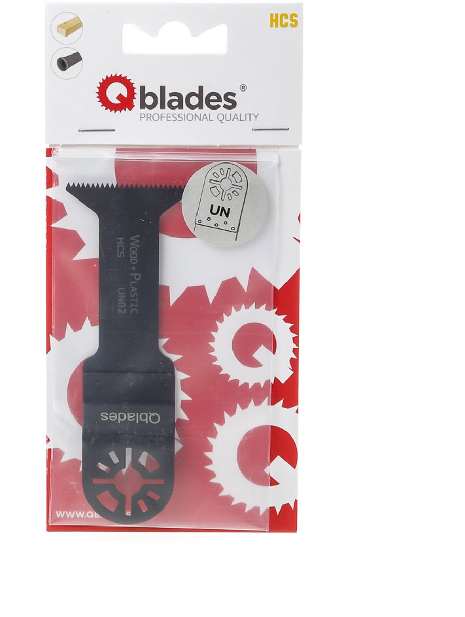 Qblades UN02 Multitoolzaagblad Std 44X78mm Hcs 1St