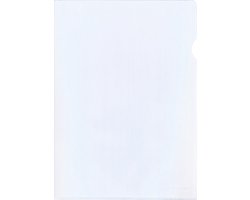 Kangaro L-map A4 - PP 140 micron - transparant glashelder - 25 stuks - insteekmap - K-34023