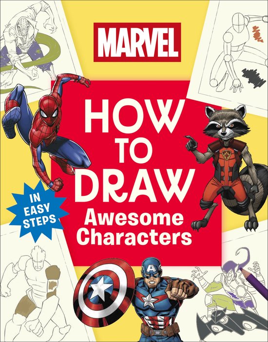 Marvel How to Draw Awesome Characters - cover