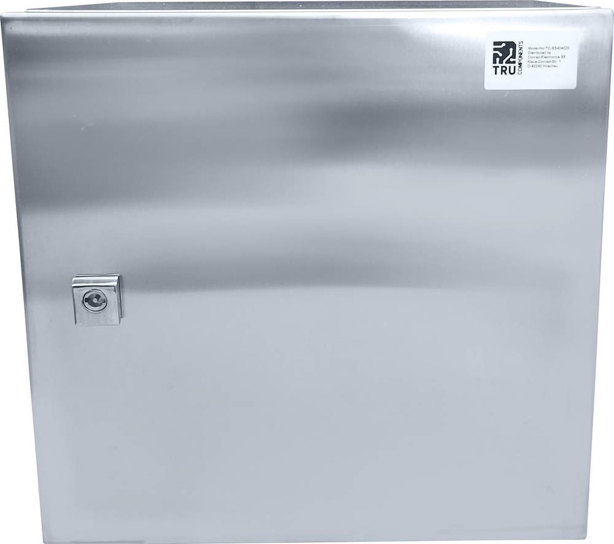 TRU COMPONENTS TC-SS404020 Schakelkast 400 x 400 x 200 RVS Lichtgrijs 1 stuk(s)