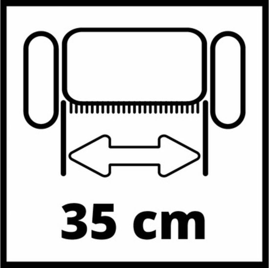 Einhell 3405961 Luchtwals voor verticuteermachine Lüfterwalze GE-SC 36/35 Li Geschikt voor 2748949.Einhell accu-verticu van Merkloos	 — afbeelding 4