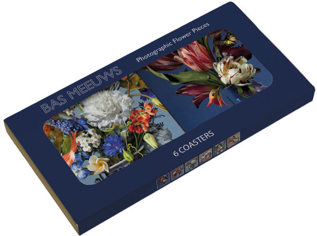 Onderzetters - Set van 6 - Royal Delft Vazen - Bas Meeuws