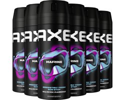 AXE -Deodorant Bodyspray - Marine - 6 x 150 ml - Voordeelverpakking