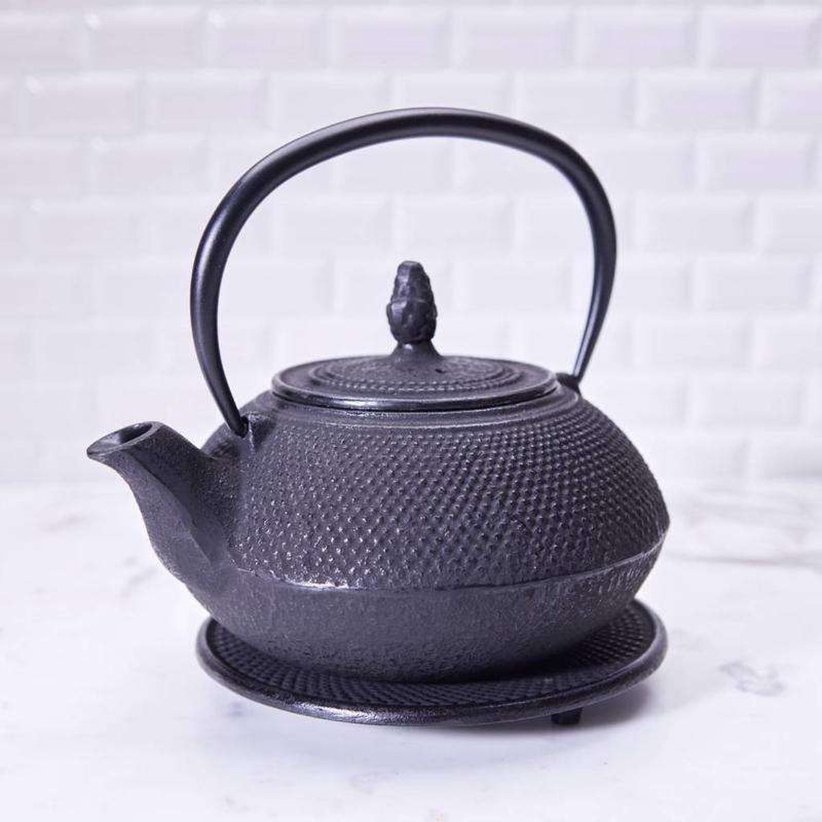 Theepot Tetsubin, gietijzer - Hobnail 1200ml