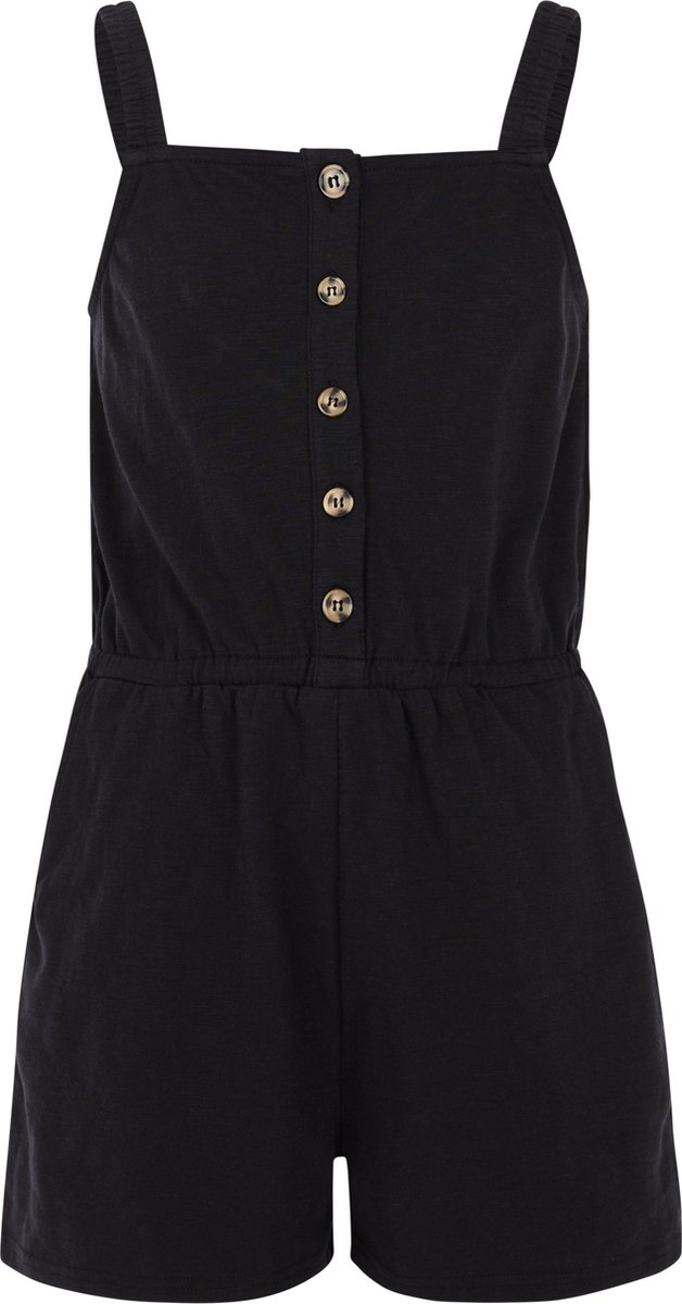 Protest Prtsimba Jr – Playsuit Meisjes – Zakken – Tailleband elastiek Zwart