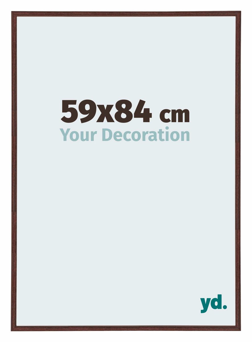 yd. Your Decoration - Fotolijst 59x84 cm - Kunststof - Bruin - Annecy