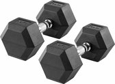 KRAKEN 2x 10 KG (=20KG) Hexagon Dumbbell Set | Stabiele Zeshoekige Vorm | Duurzaam en Comfortabel | Veelzijdig en Betrouwbaar voor Krachttraining | Halter Gewicht voor Fitness | Sport Gym Dumbbell (alt. Hex Dumbel Dumbbel Dumbell) Hand Gewichten