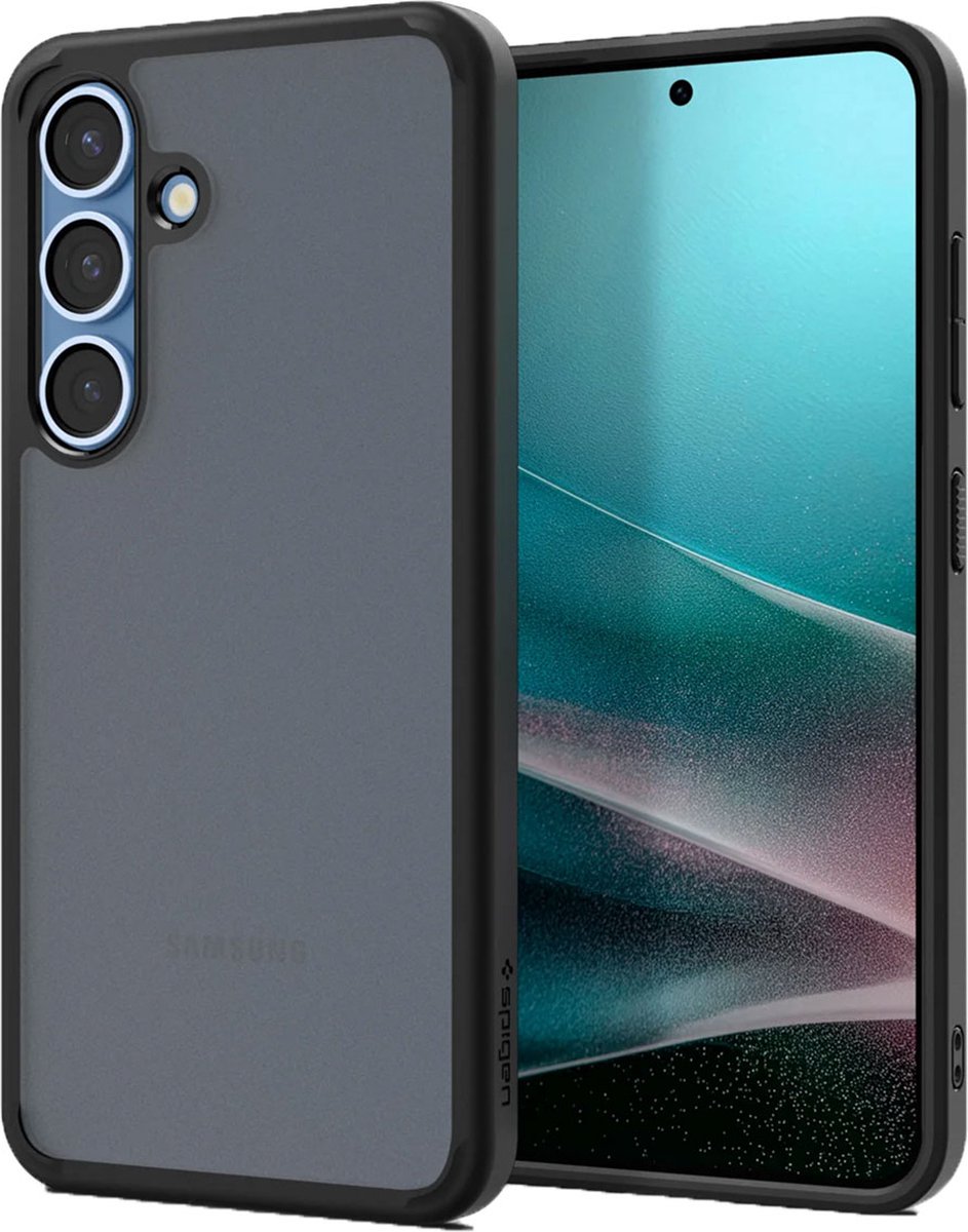 Spigen Ultra Hybrid Backcover geschikt voor Samsung Galaxy S25 - Frost Black