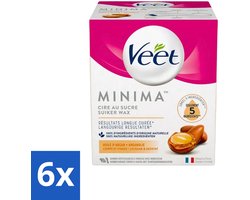 Veet Warme Wax - Orientaalse Ontharings Wax - Minima - Arganolie - 250ml - - 6 — 6 stuks