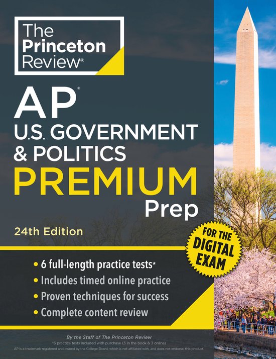 College Test Preparation- Princeton Review AP U.S. Governmen ... - cover