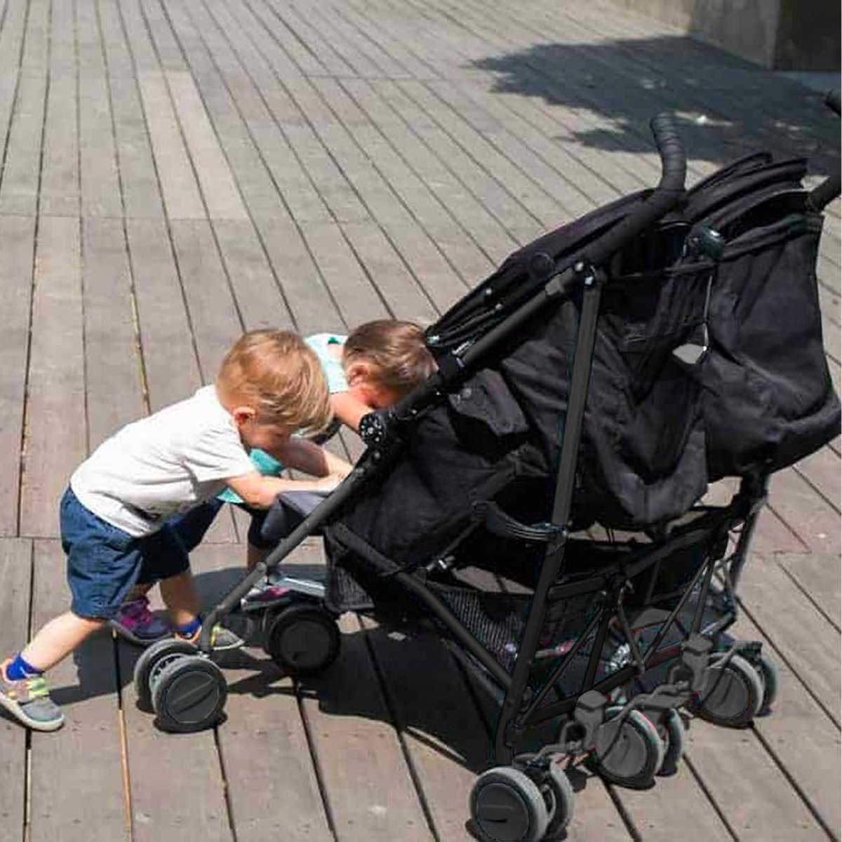 Mooiys Miles Duo Buggy - Tweeling Kinderwagen thumbnail 3