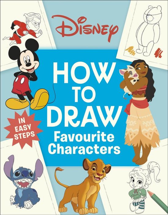 Disney How to Draw Favourite Characters - cover