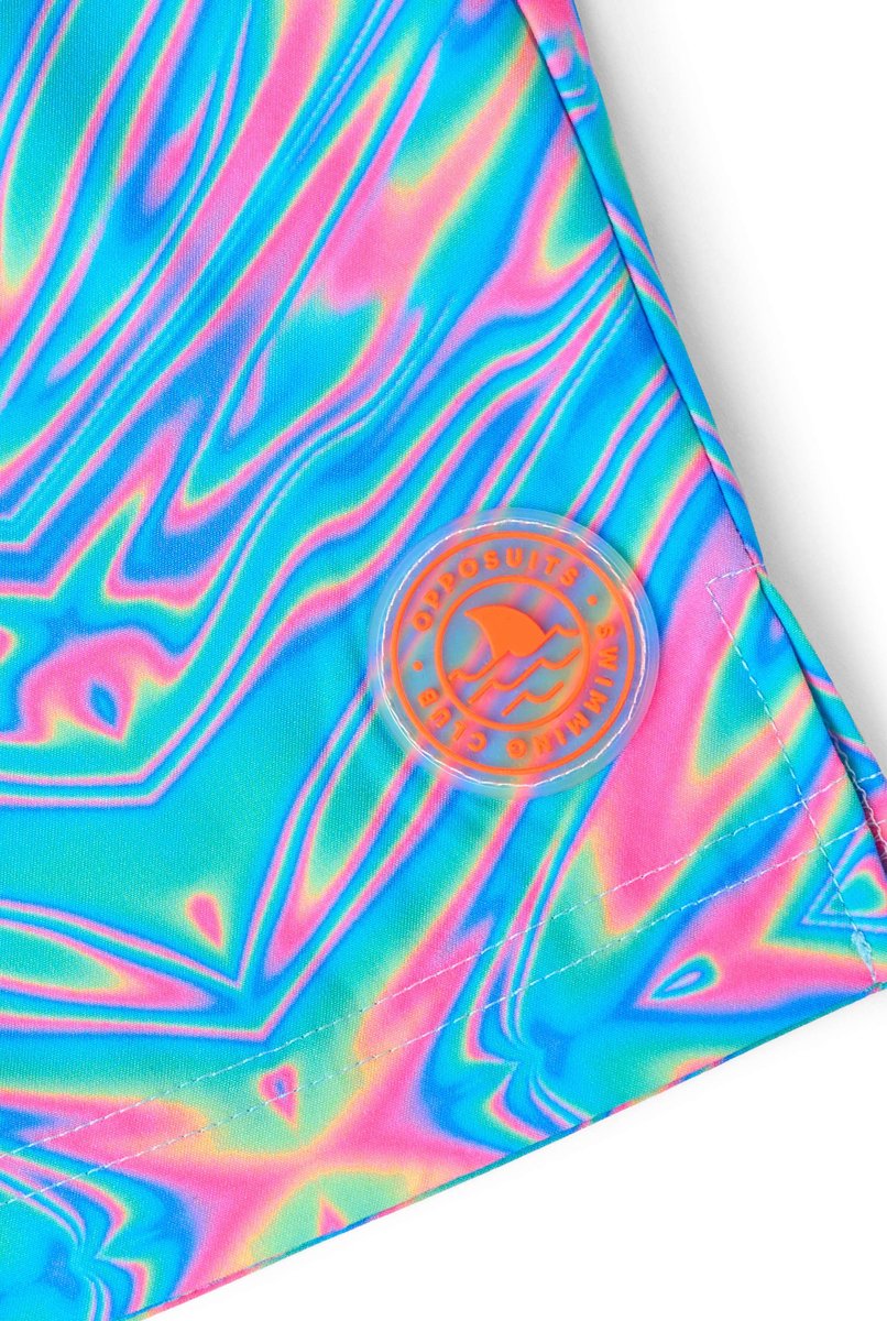 OppoSuits Zwembroek Mr. Tie Dye - Heren Swim Short - Korte Broek - Met Trektouwtjes en Zakken — afbeelding 5