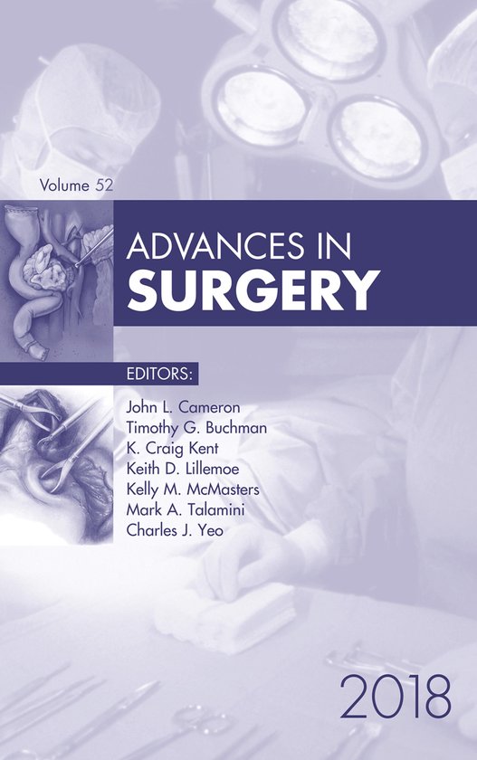 Advances Volume 52-1 - Advances in Surgery 2018 - cover
