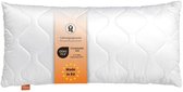 Oreiller Sleepling Basic 100, 50 x 75 cm, certifié Ökotex, lavable jusqu'à 60 degrés, fabriqué en UE, quantité de garnissage garantie, taille garantie, blanc