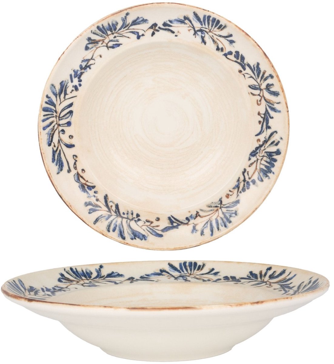 Bonna Pastabord - Grandma - Porselein - 24 cm (400cc) - set van 2