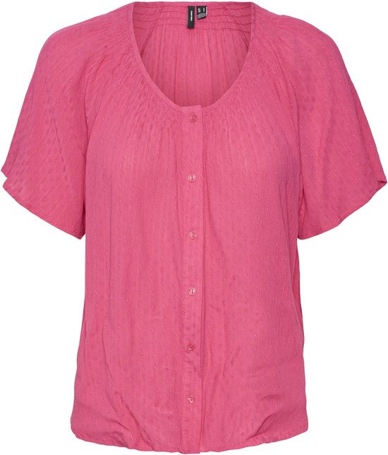 VERO MODA Camicia Maniche Corte Donna Vmreba Wide Top Wvn Ga – Morbida E Moderna