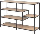 Honkytonk Boekenkast 78cm - asymmetrisch Wild eiken