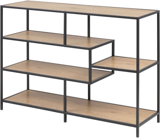 Honkytonk Boekenkast 78cm - asymmetrisch Wild eiken