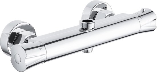 Douchekraan Go by van Marcke Cocoon Inox Opbouw Thermostatisch Brushed