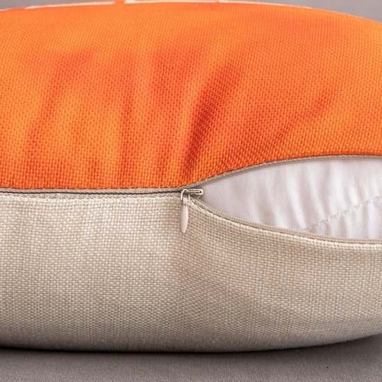 Bonhause Nautische kustkussenslopen 45 x 45 cm schelp Bonhause Nautische kustkussenslopen 45 x 45 cm schelp