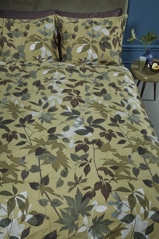 Beddinghouse Gigi dekbedovertrek - Tweepersoons - 200x200/220 cm - Groen van Merkloos — afbeelding 5