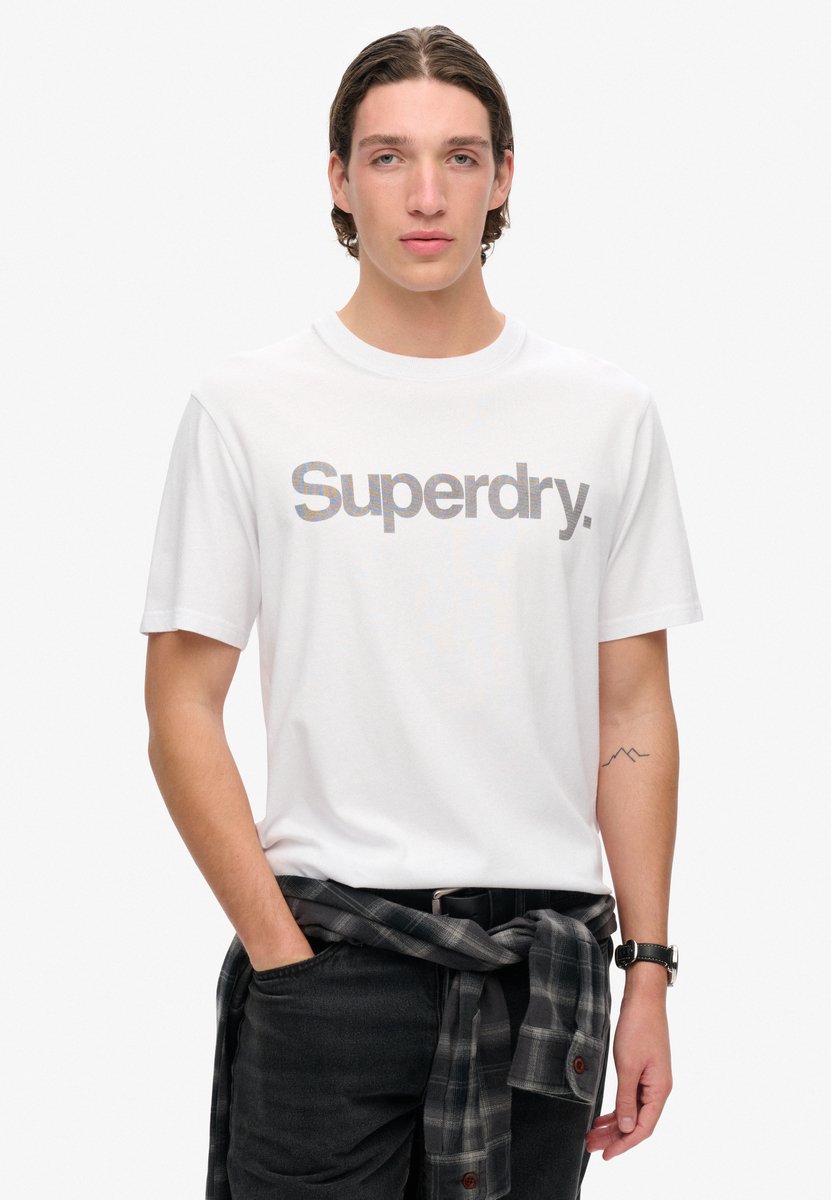 Superdry City T-shirt met losse pasvorm Heren T-shirts Optic