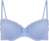Hunkemöller Dames Lingerie Voorgevormde beugel bh Lola - Blauw - maat E75