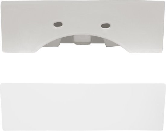 Lavabo 415 x 360 x 130 mm céramique blanc