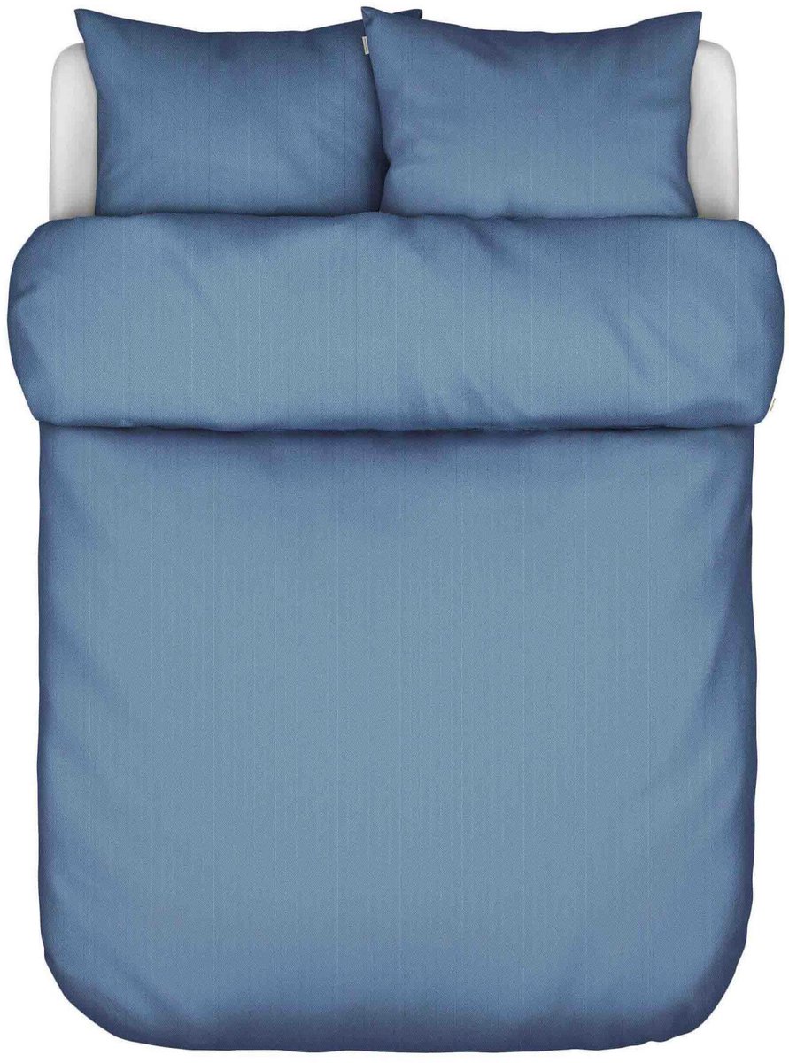 Marc O'Polo Senja Dekbedovertrek Biologisch Katoen Space blue - Lits-Jumeaux - 240x200/220 cm