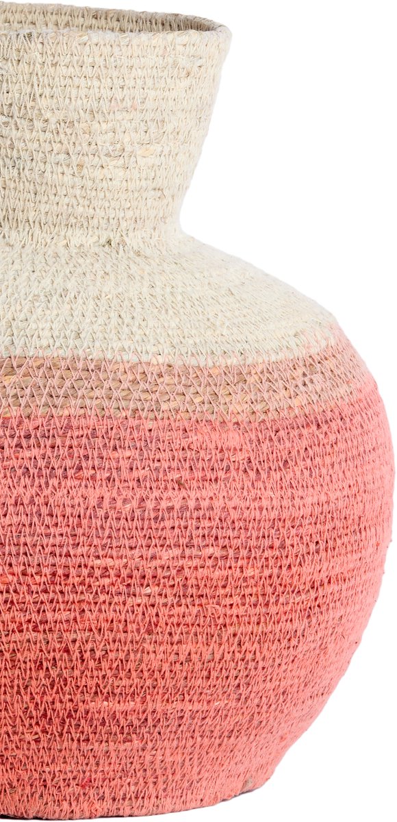 Mand BISIRA - Ø23.5x27cm - Bruin