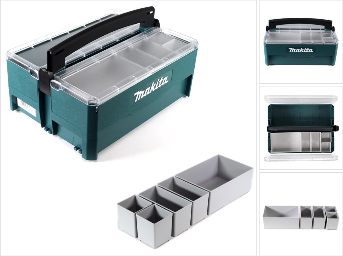 Makita opbergdoos voor Makpac + Makita doosinzet ( P-84137 + P-84171 )
