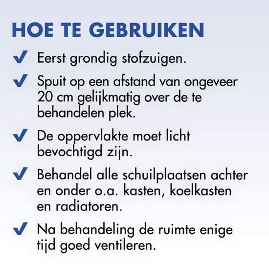 Roxasect Spray tegen Vlooien - Ongediertebestrijding - Vlooienspray voor in Huis - 300 ml