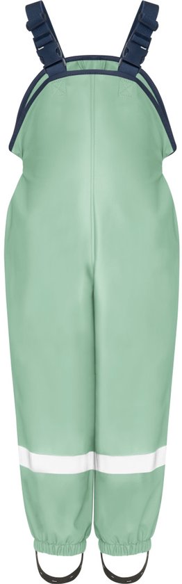 Licht groen fleece gevoerde regenbroek / tuinbroek van Playshoes 98