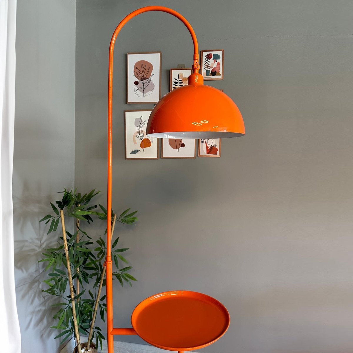 Bamyum Aureon hanglamp, Moderne stijl, Ø37 cm, goudkleurig metalen lamp