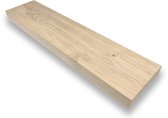 Etagère en bois 50 x 15 cm chêne droit - Etagères en bois pour mur - Etagère tronc d'arbre - Etagère en Chêne