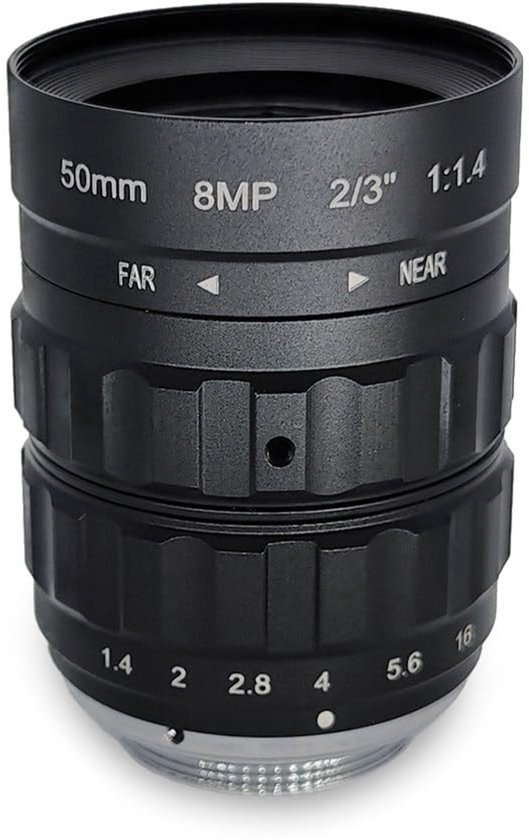 Machine Vision Lens 35mm 5MP HD Industriële Cameralens – 35 Mm – Voor Machine Vision, CCTV, Telefoonreparatie 5mp Hd Lens 35mm