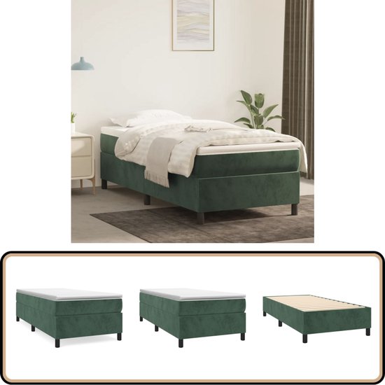 Bedframe kunstleer zwart 80x200 cm kopen