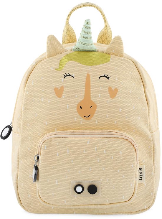 Trixie Rugzak - Mrs. Unicorn - Schooltas Waterafstotend - Boekentas voor Kind - Voor Jongens en Meisjes - Kleine Gymtas - Roze
