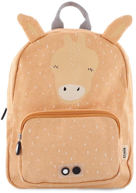 Trixie Rugzak - Mrs. Giraffe - Schooltas Waterafstotend - Boekentas voor Kind - Voor Jongens en Meisjes - Geschikt als Gymtas - Roze