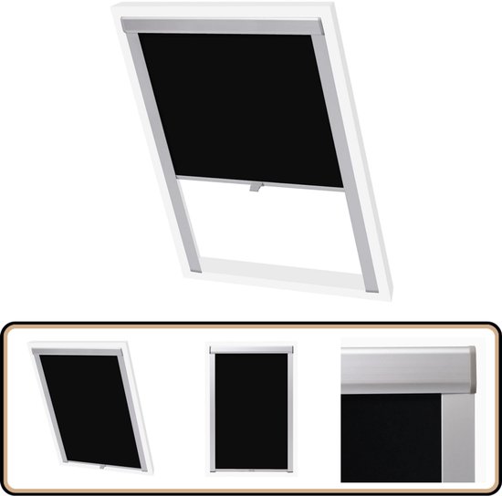 VELUX Rolgordijn verduisterend handbediend DKL MK04 3009S zwart kopen