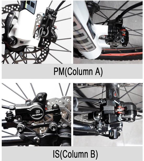 Rujoi MTB hydraulische schijfremmen set, mountainbike rechts achter