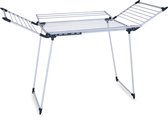 Meisterhome - Étendoir Extra large - pliable - Longueur de séchage de 25 mètres - Extra robuste et léger - Wasrek en acier au carbone - Jusqu'à 30 kg de linge