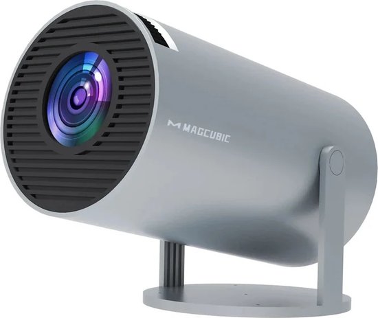 Magcubic HY300 Pro™ - Grijs - Mini Beamer, draagbare projector, beamer hoge resolutie, compacte beamer