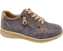 Hartjes Breedtemaat K Dames Sneakers - Blauw - 43