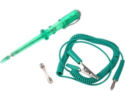 Auto Circuit Tester Pen - Onderhouds Pennetje voor Auto Circuits - Voertuig Circuit Test Pen DC 6 V 12 V 24 V - Gloeilamp Spanningstester (Groen) .