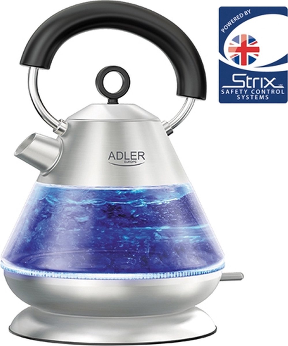 Adler AD 1282 - Waterkoker - Glas - 1.5 liter - Syrix
