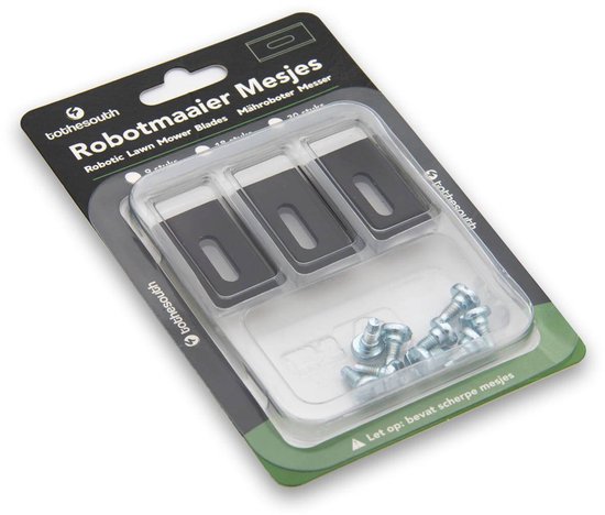 To the South® Black Coated Endurance Mesjes geschikt voor Medion Robotmaaiers (Limited Edition) - 18 stuks van To the South — afbeelding 5